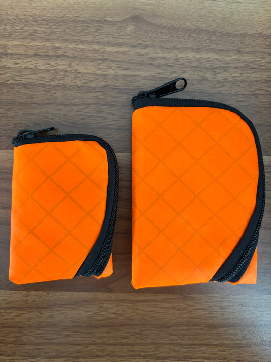 Folded Zipper Pouch - EPX200 ECOPAK - Bright Orange